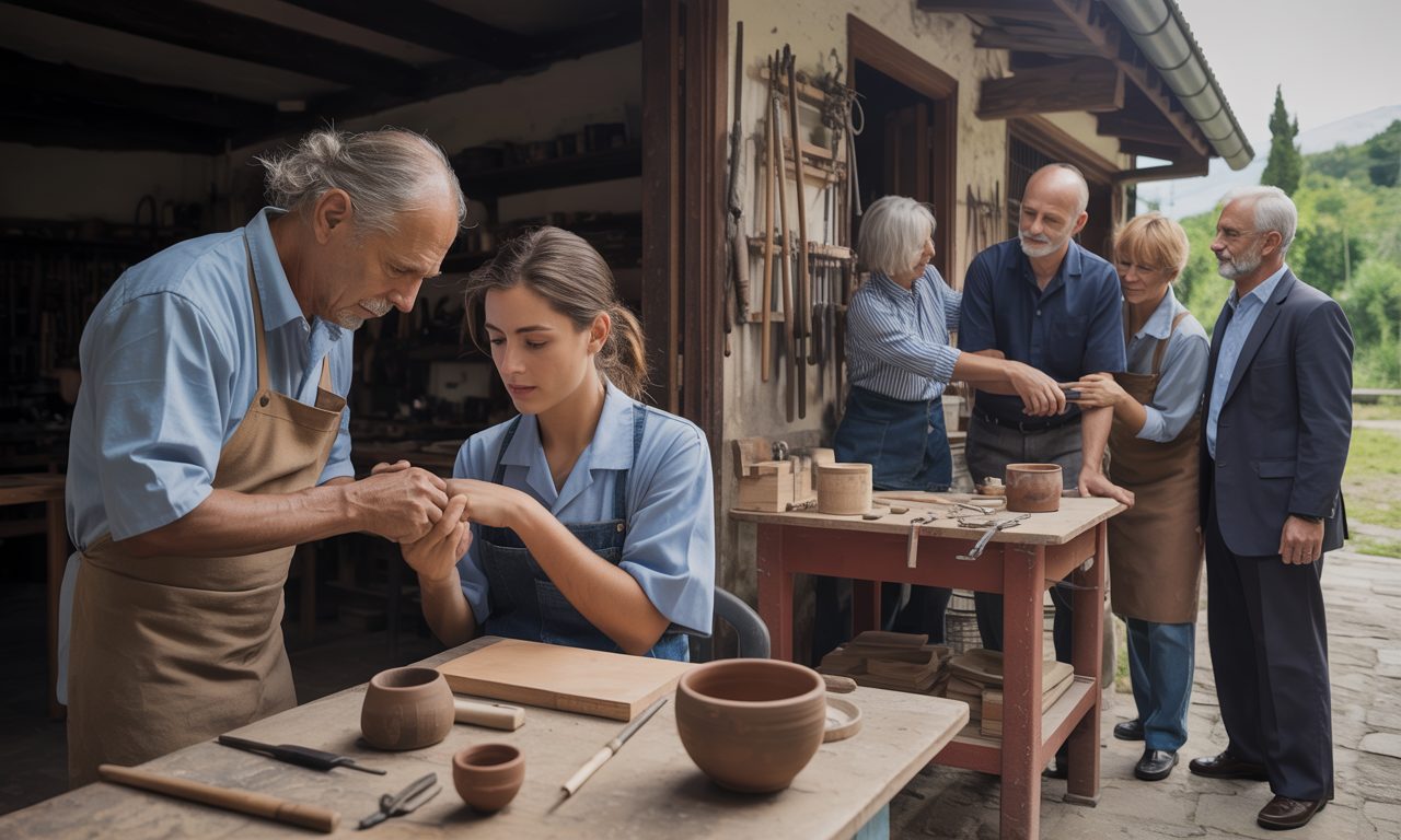 discover the challenges facing the arts and crafts sector, threatened by a lack of young talent, and how to preserve this unique and precious heritage.